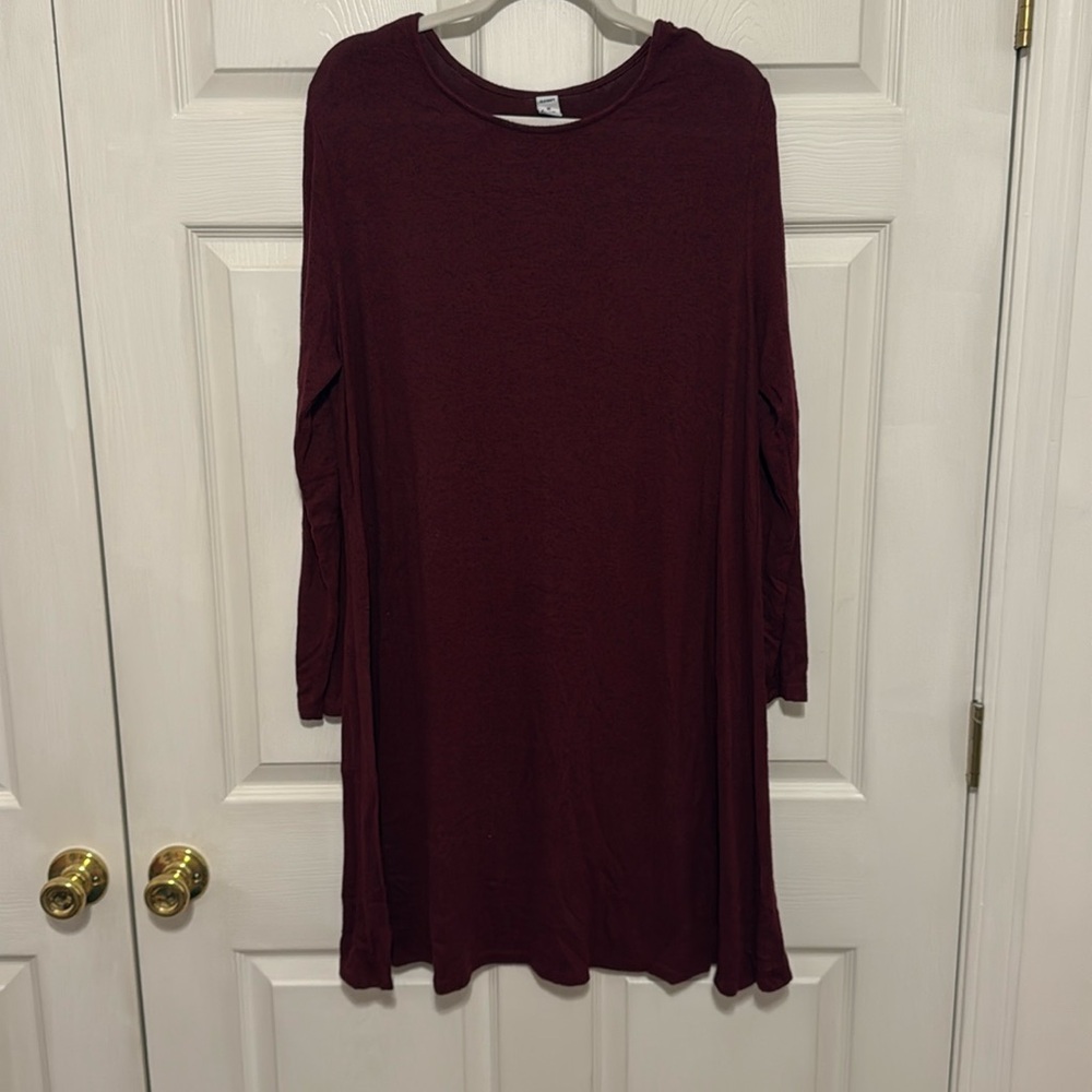 Old Navy long sleeve tshirt dress